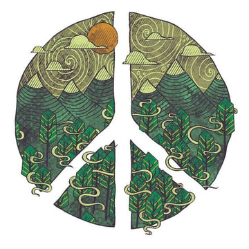 Cool 'Peaceful Landscape| Forest' Vinyl Car Sticker