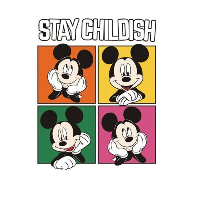 Stay Childish 'Mickey | Cute Faces' Vinyl Car Sticker