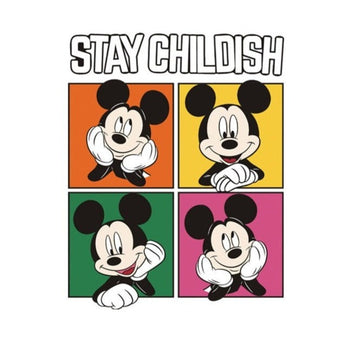 Stay Childish 'Mickey | Cute Faces' Vinyl Car Sticker