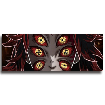 Demon Slayer 'Kokushibo | Demon Face' Vinyl Car Peeker Sticker