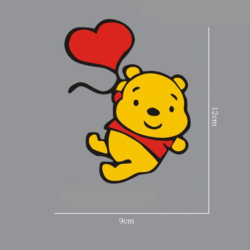 Winnie the Pooh 'Pooh | Heart Balloon' Vinyl Car Sticker