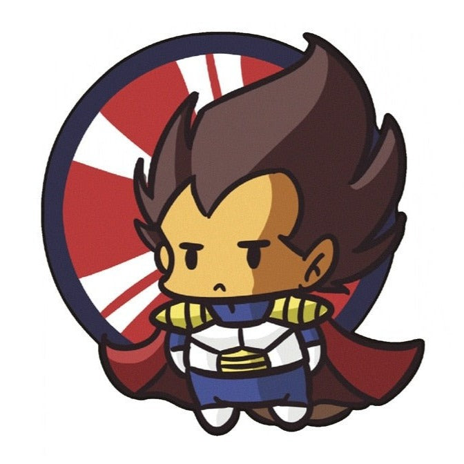 Dragon Ball Z 'Prince Vegeta' Vinyl Car Sticker