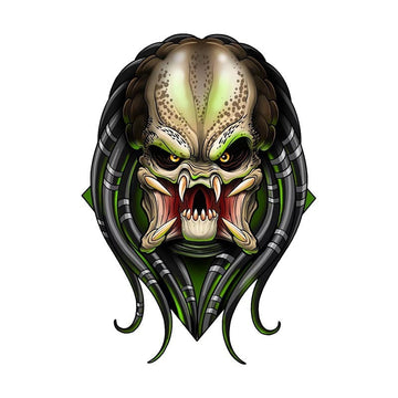 Predator 'Monster Face' Vinyl Car Sticker