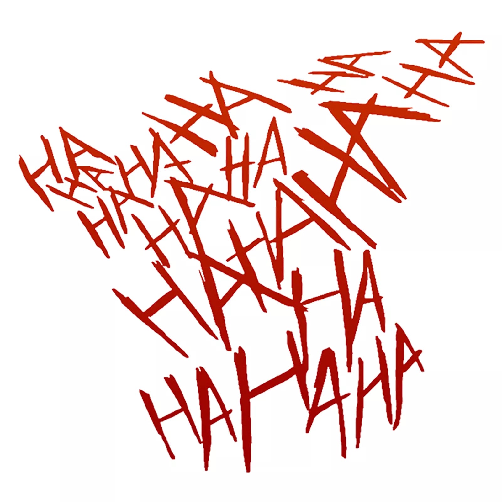 Joker Laugh 'Hahahaha | 1.0' Vinyl Car Sticker