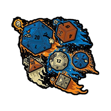 Dungeons & Dragons 'Monsters Dice | Flying' Vinyl Car Sticker