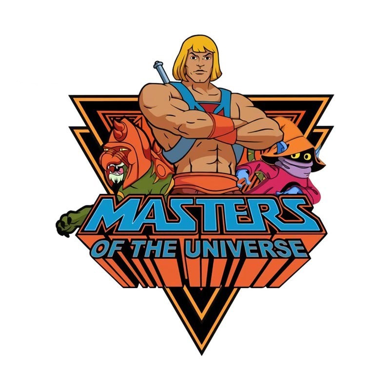 Masters of the Universe 'He-Man | Battle Cat | Orko' Vinyl Car Sticker
