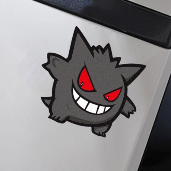 Pokemon 'Black Gengar | Naughty' Vinyl Car Sticker