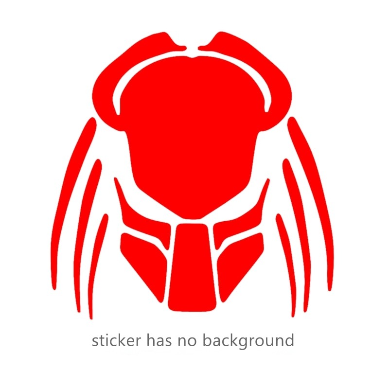 Predator 'Predator Mask | Front View' Vinyl Car Sticker