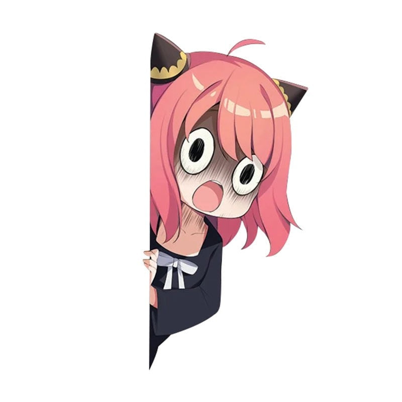 Spy x Family 'Anya | Screaming' Vinyl Car Peeker Sticker