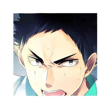 Haikyuu!! 'Hajime Iwaizumi | Mad' Vinyl Car Peeker Sticker