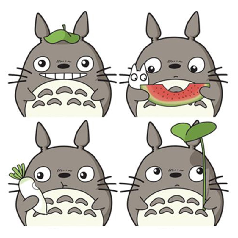 My Neighbor Totoro 'Leaf | Raddish | Watermelon' Vinyl Car 3D Motion Sticker