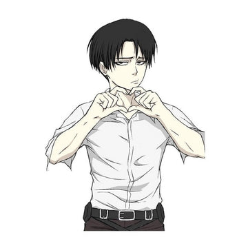 Attack on Titan 'Levi | Hand Heart' Vinyl Car Sticker