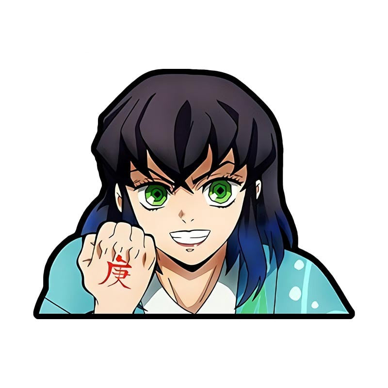Demon Slayer 'Inosuke Hashibira | Fist' Vinyl Car Sticker
