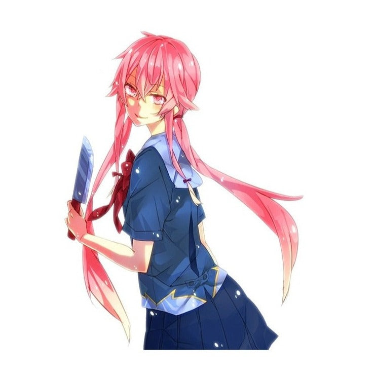 Future Diary 'Yuno Gasai | Looking Back' Vinyl Car Sticker