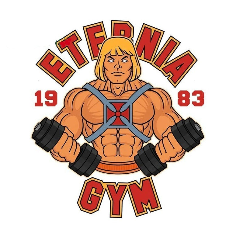 Masters of the Universe 'He-Man | Eternia Gym 1983' Vinyl Car Sticker