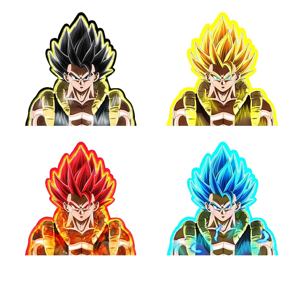 Dragon Ball Z 'Gogeta | Super Saiyan' Vinyl Car 3D Motion Sticker
