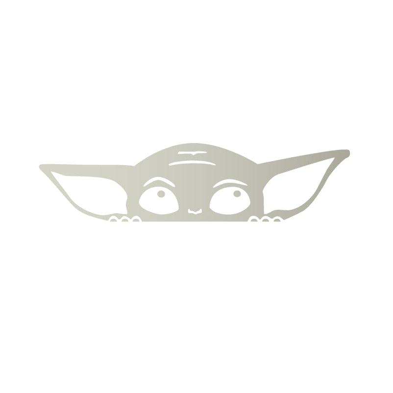Star Wars 'Baby Yoda | Look Up' Vinyl Car Peeker Sticker