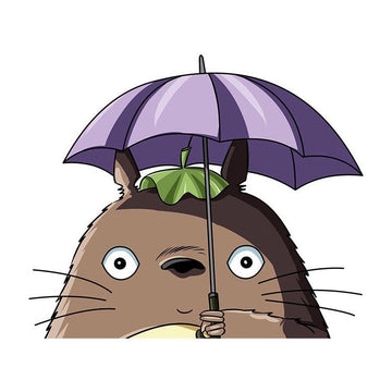 My Neighbor Totoro 'Holding Umbrella' Vinyl Car Peeker Sticker