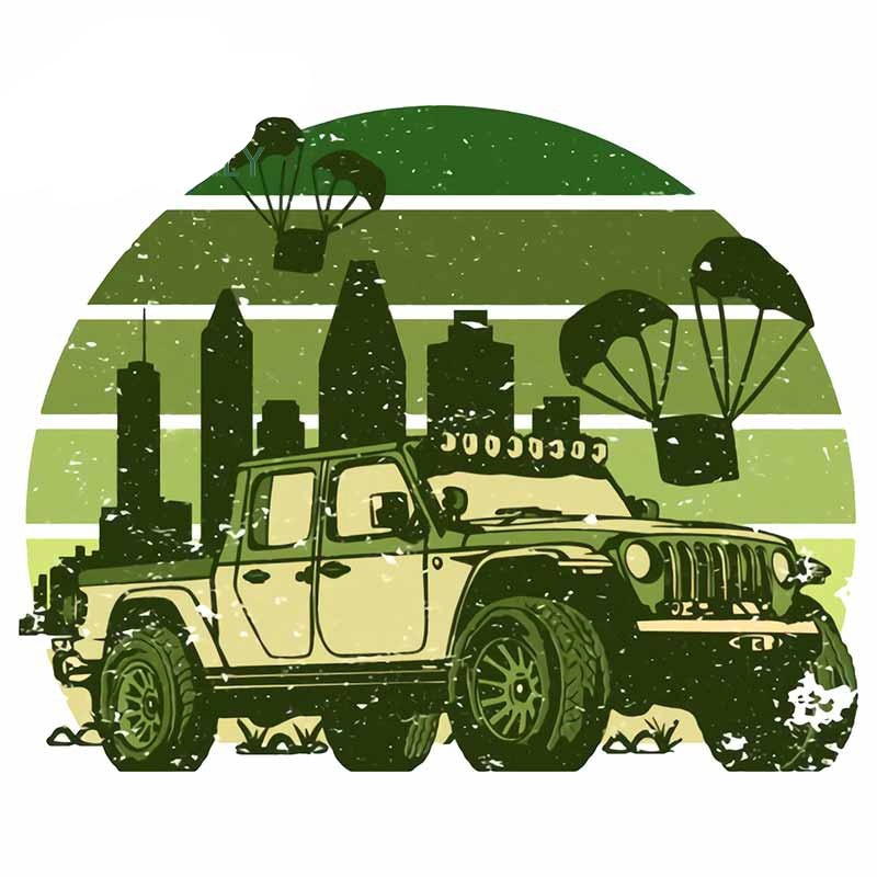 Off-Road Vehicles 'Parachute' Vinyl Car Sticker