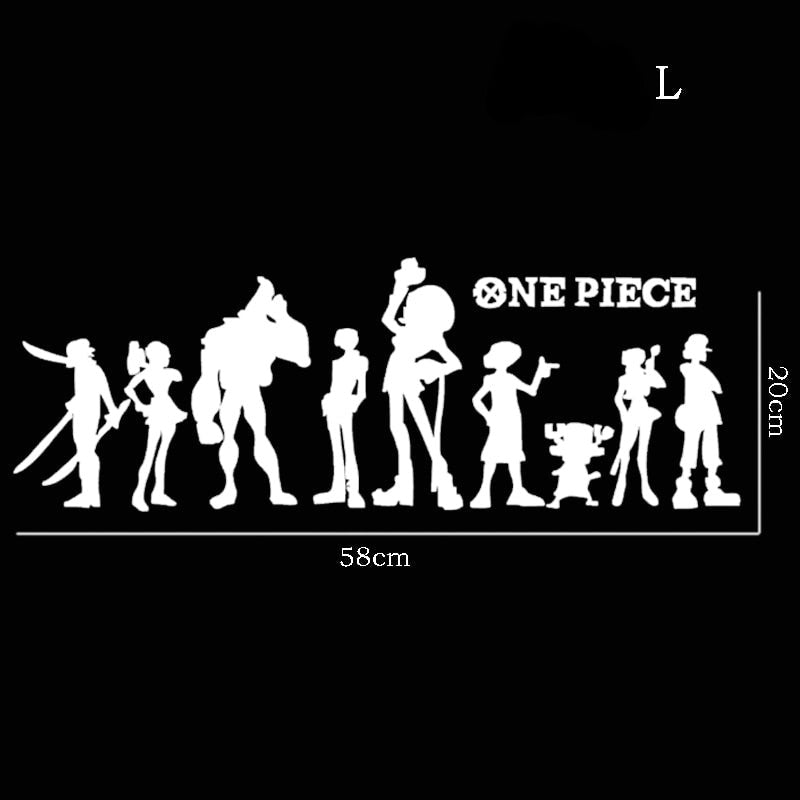 One Piece 'Casts | Posing' Vinyl Car Sticker