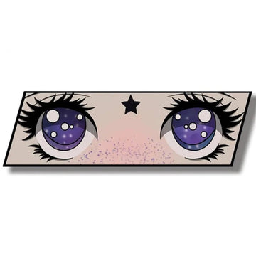 Anime 'Violet Eyes | Star In Forehead' Vinyl Car Sticker