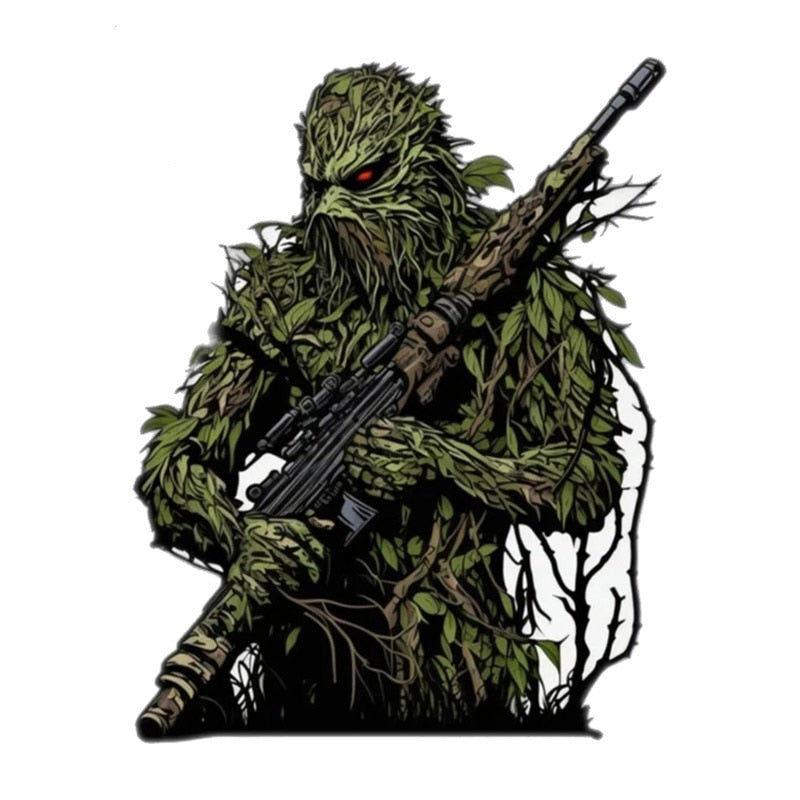 Swamp Thing 'Alec Holland | Gun' Vinyl Car Sticker