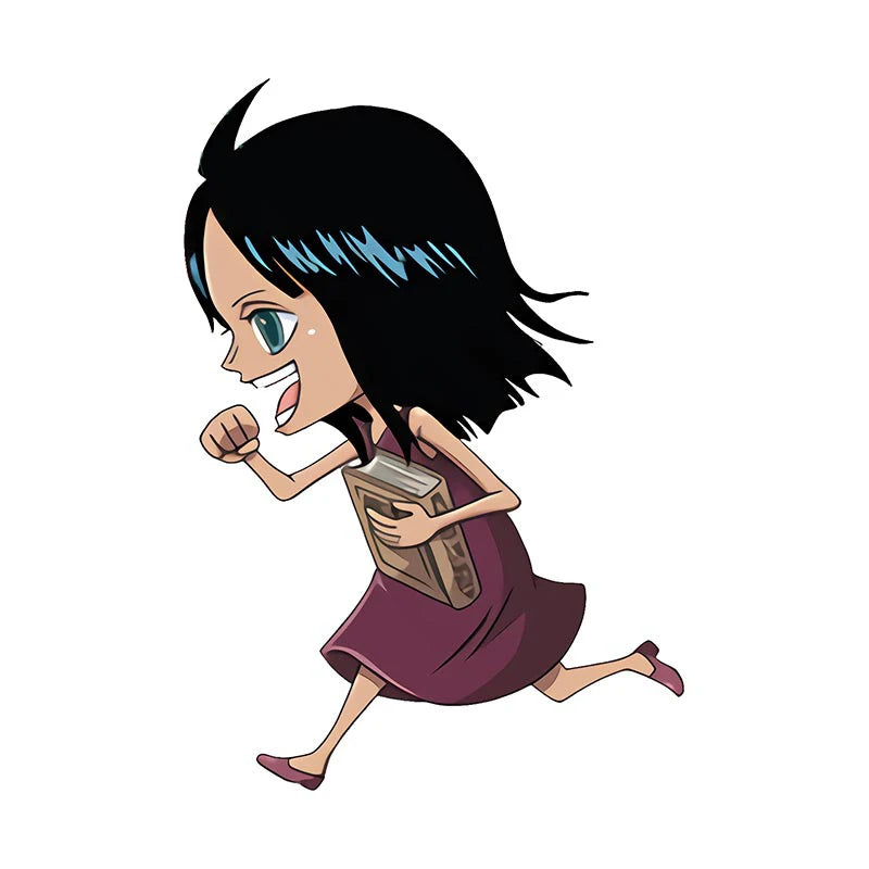 One Piece 'Young Robin | Running 1.0' Vinyl Car Sticker