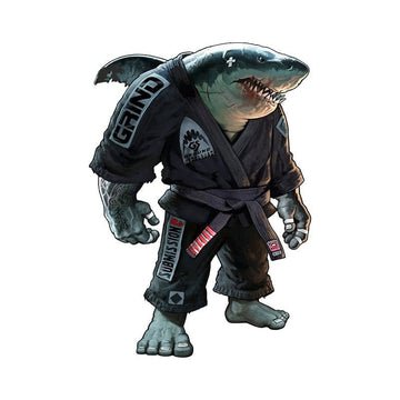 Jiu Jitsu 'Ground Shark | Standing' Vinyl Car Sticker