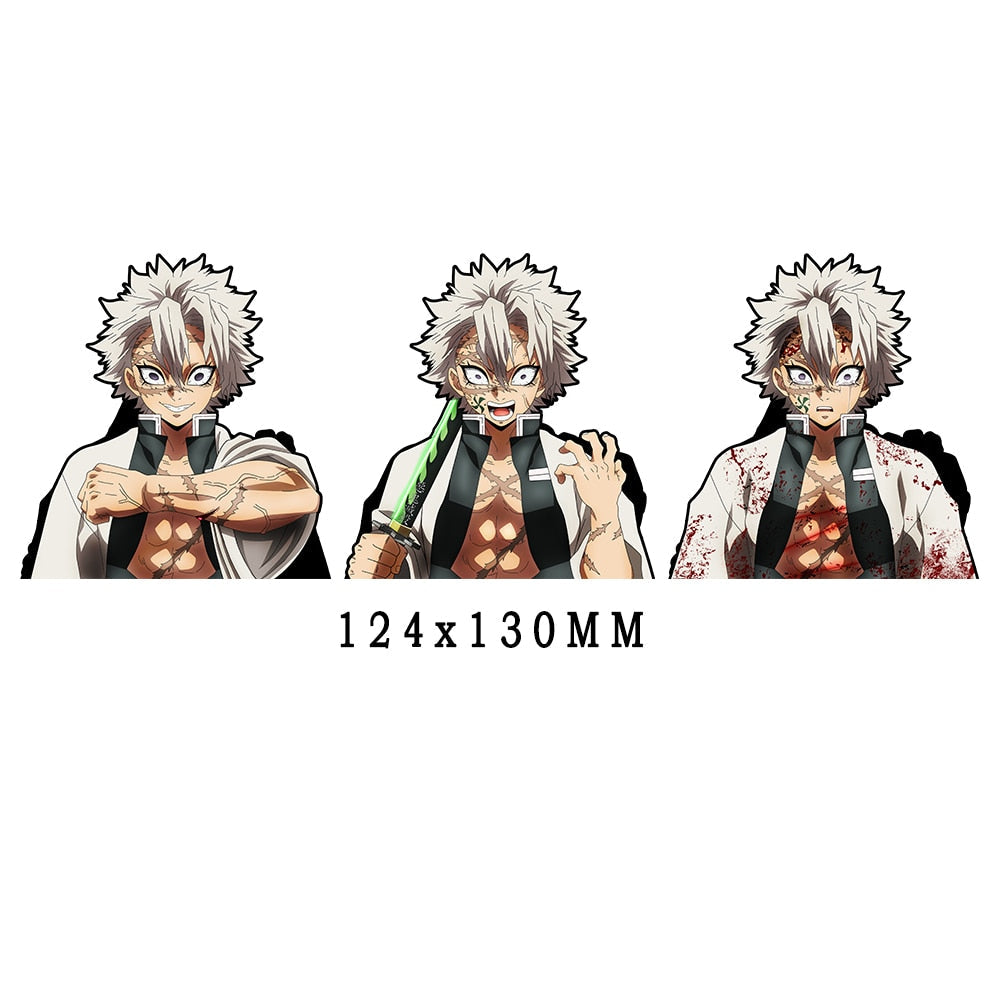Demon Slayer 'Sanemi Shinazugawa' Vinyl Car 3D Motion Sticker