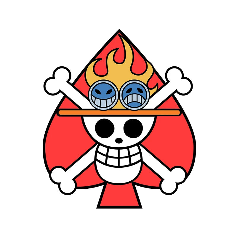 One Piece 'Spade Pirates Logo' Vinyl Car Sticker