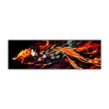 Demon Slayer 'Tanjiro | Attacking Flame' Vinyl Car 3D Motion Sticker
