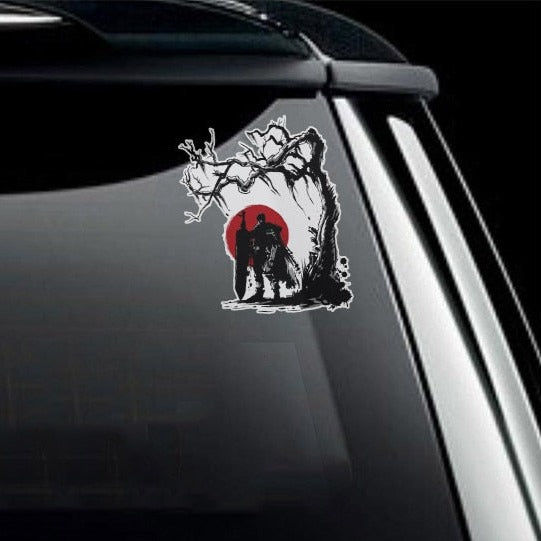 Berserk 'Black Swordsman Guts | Tree' Vinyl Car Sticker
