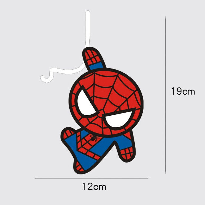Spider-Man 'Hanging On White Rope | Right | 1.0' Vinyl Car Sticker
