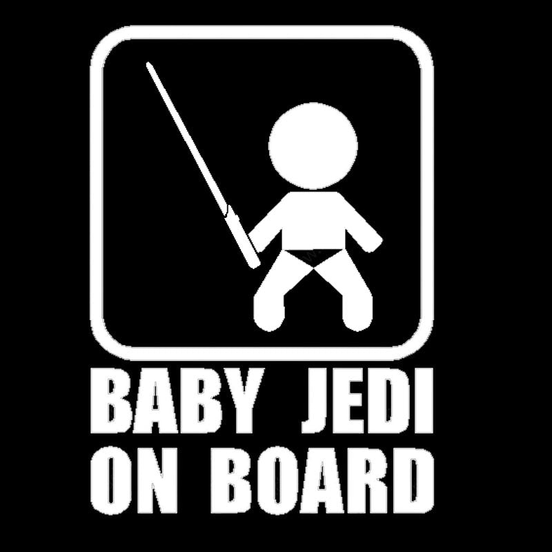 Star Wars 'Baby Jedi On Board | Lightsaber' Vinyl Car Sticker