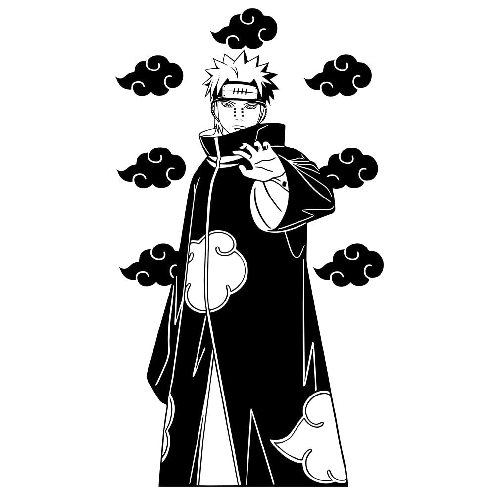 Naruto 'Naruto Uzumaki | Akatsuki Symbol' Vinyl Car Sticker