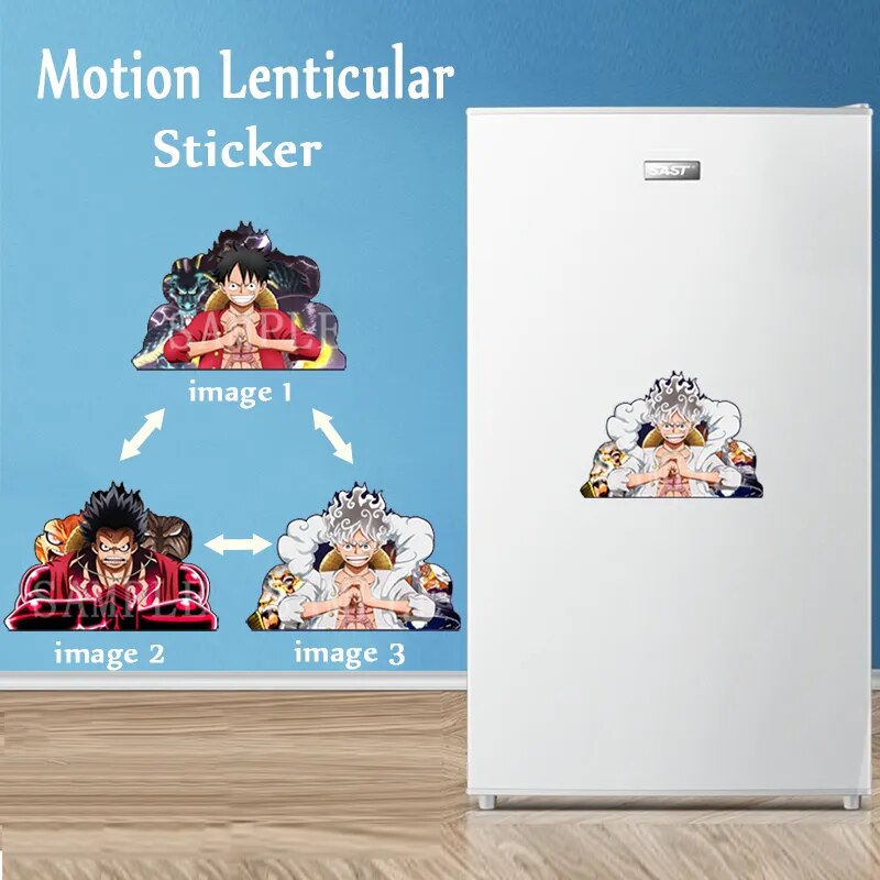 One Piece 'Luffy's Transformation' Vinyl Car 3D Motion Sticker