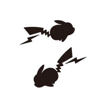 Pokemon 'Black Pikachu | Lightning' Vinyl Car Sticker