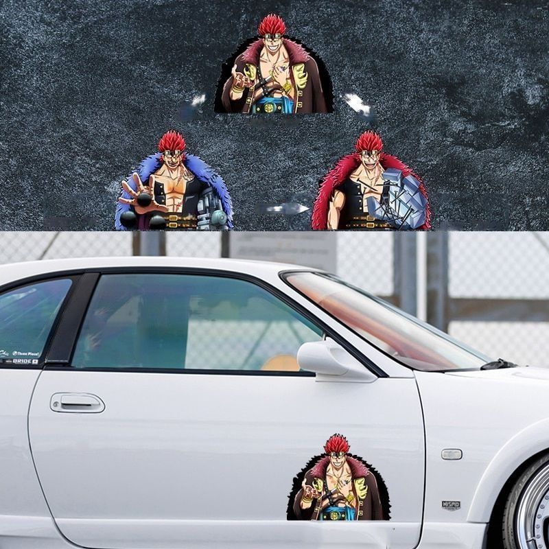 One Piece 'Eustass 'Captain' Kid' Vinyl Car 3D Motion Sticker