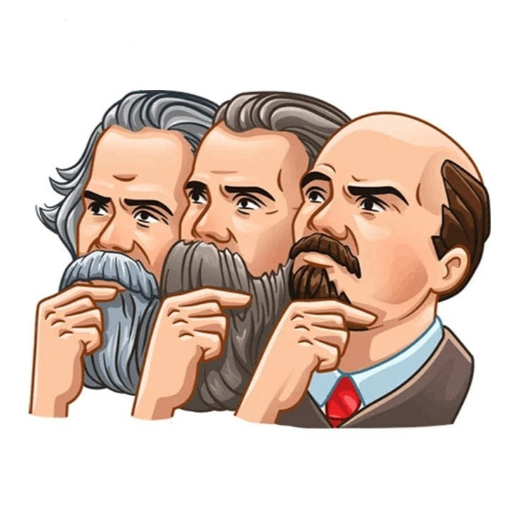 Stalin Lenin Russian 'Vladimir Lenin | Thinking' Vinyl Car Sticker