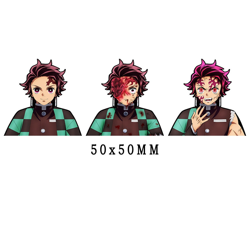 Demon Slayer 'Tanjiro Kamado | Demon Form' Vinyl Car 3D Motion Sticker