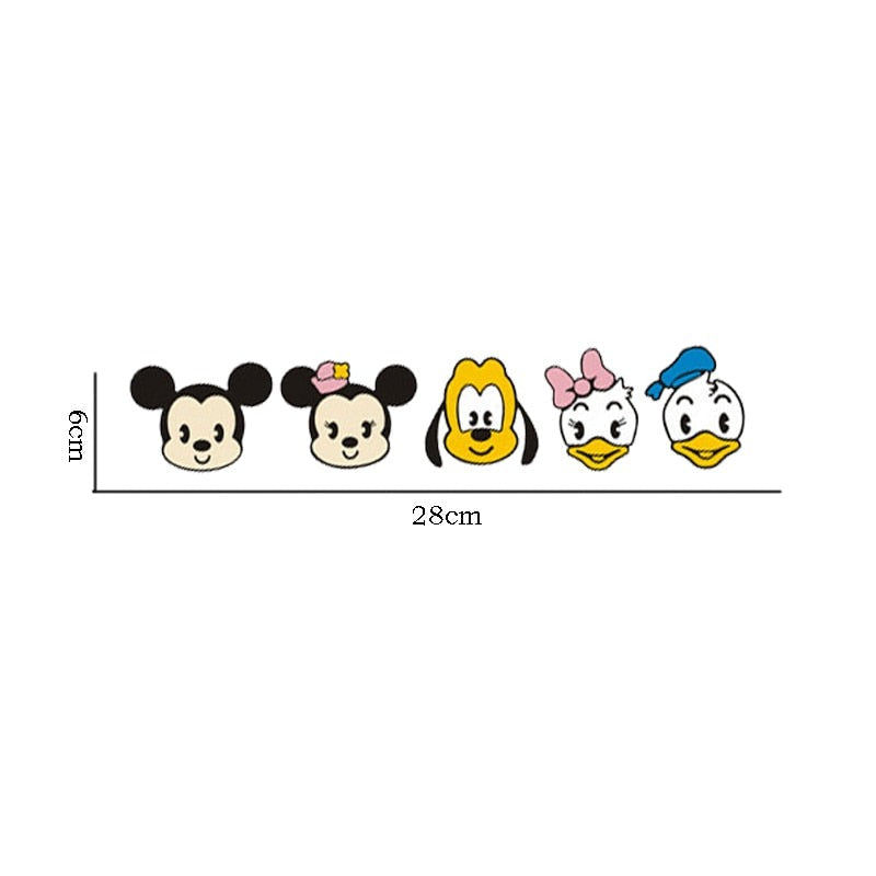 Mickey Mouse 'Pluto With Adorable Couples | Head' Vinyl Car Sticker