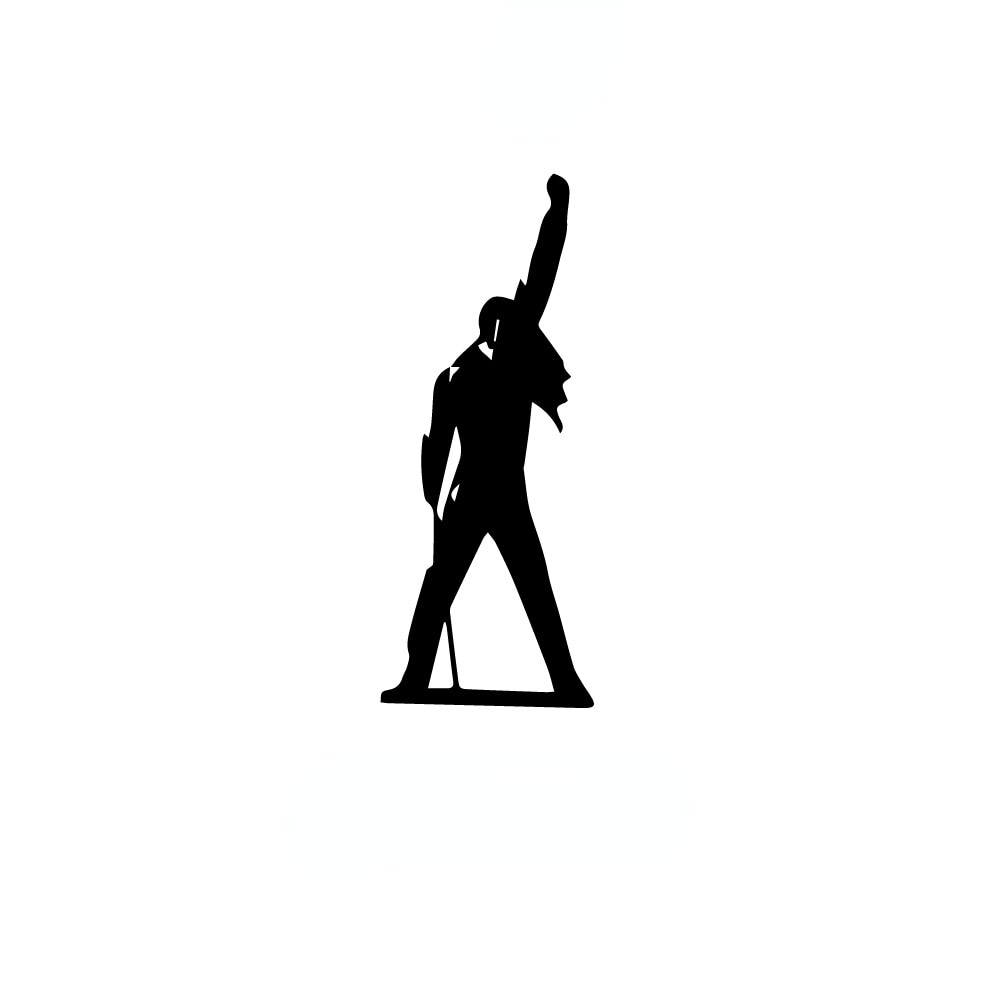 Freddie Mercury 'Silhouette Famous Pose | 2.0' Vinyl Car Sticker