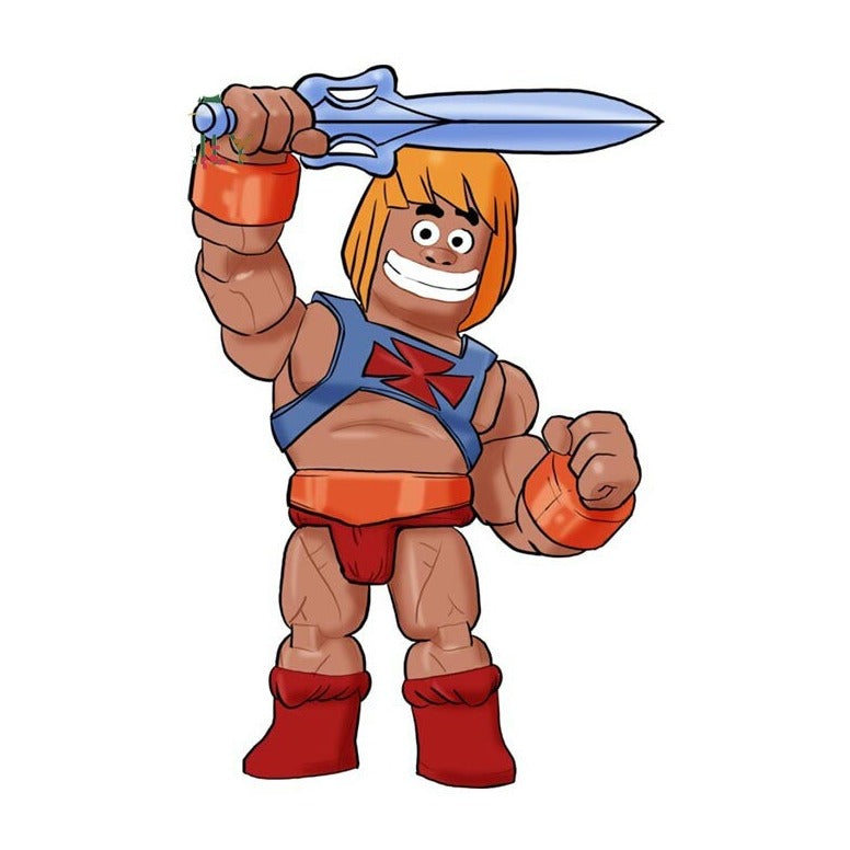 Masters of the Universe 'Chibi He-Man | Sword' Vinyl Car Sticker