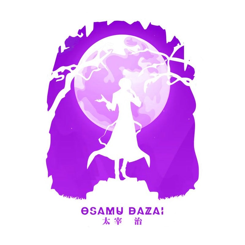 Bungo Stray Dogs 'Osamu Dazai | Full Moon' Vinyl Car Sticker