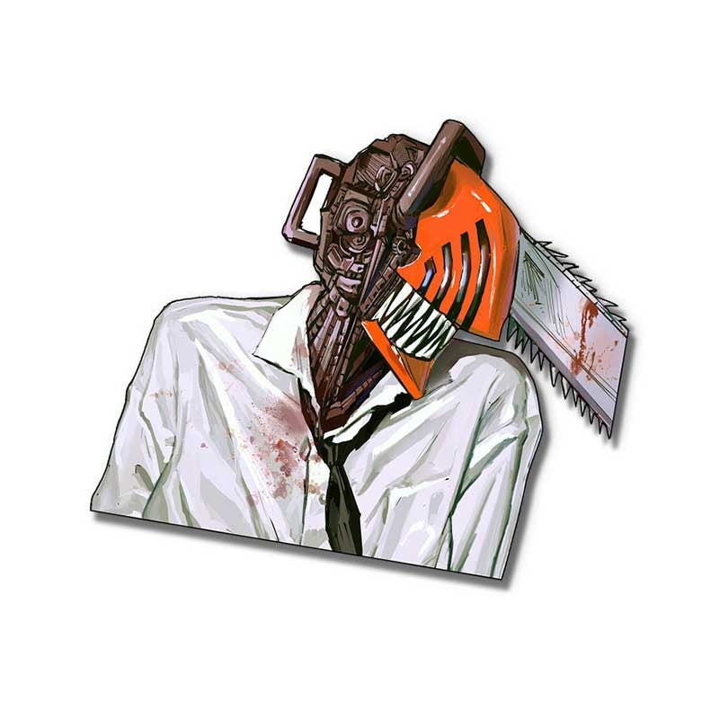 Chainsaw Man 'Denji | Chainsaw Head' Vinyl Car Sticker
