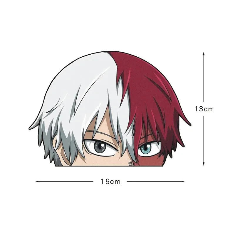 My Hero Academia ‘Shoto Todoroki | Side Look’ Vinyl Car Peeker Sticker