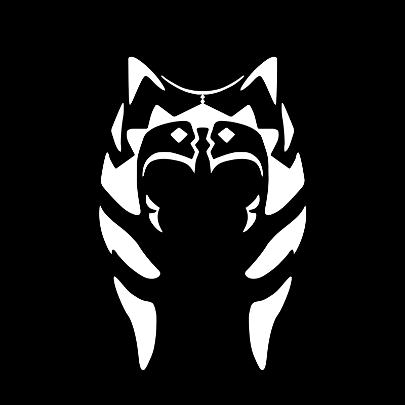 Star Wars 'Ahsoka Tano's Lekku' Vinyl Car Sticker