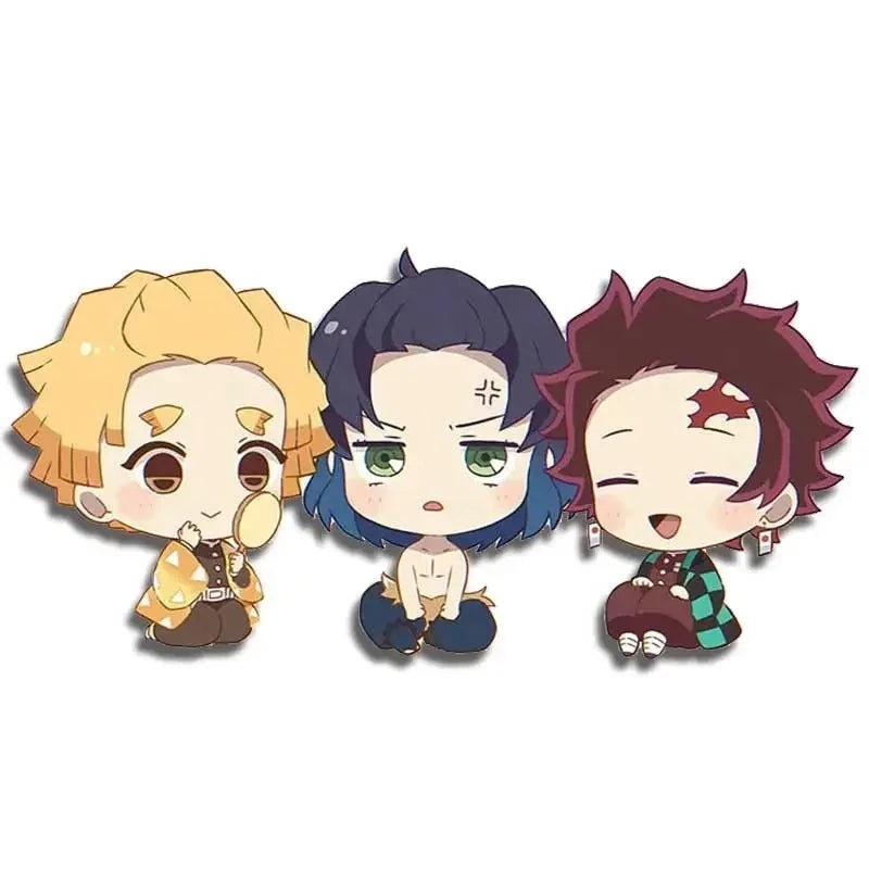 Demon Slayer 'Young Zenitsu x Inosuke x Tanjiro Bonding' Vinyl Car Sticker