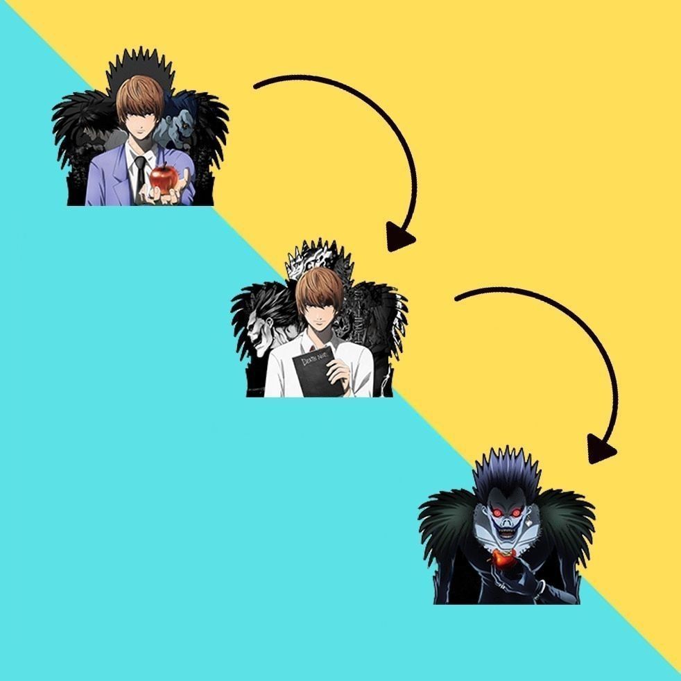 Death Note 'Light Yagami' Vinyl Car 3D Motion Sticker