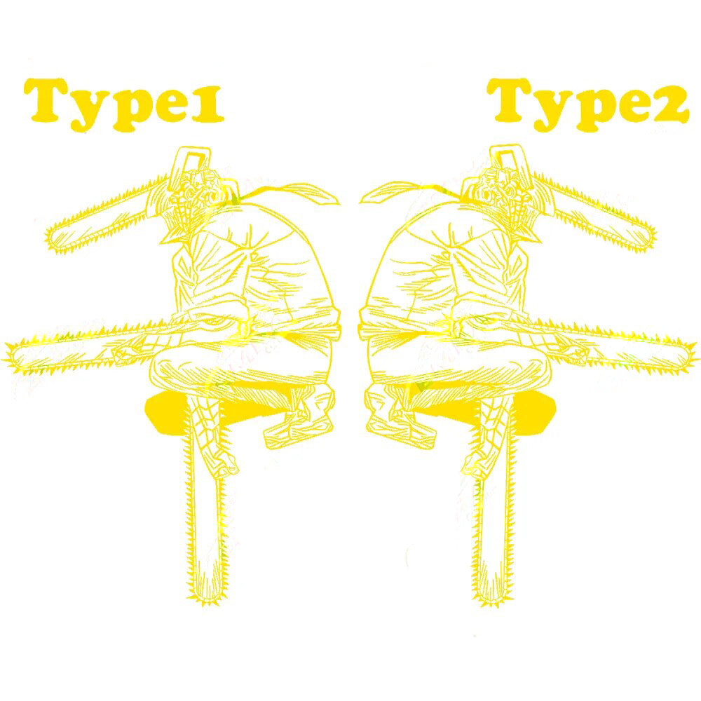 Chainsaw Man 'Fighting Pose' Vinyl Car Sticker